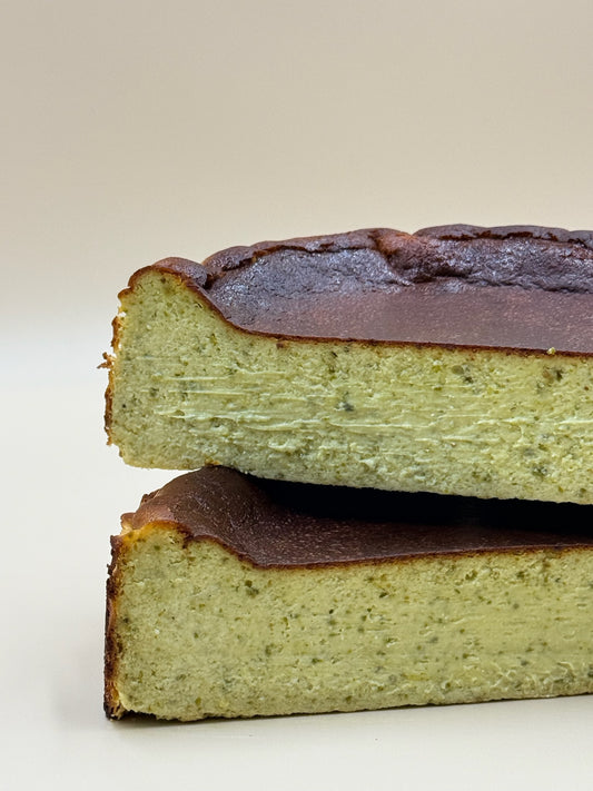 Pistachio Basque Cheesecake